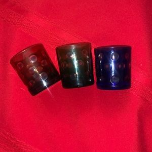 3 Banana Republic Candle Holders